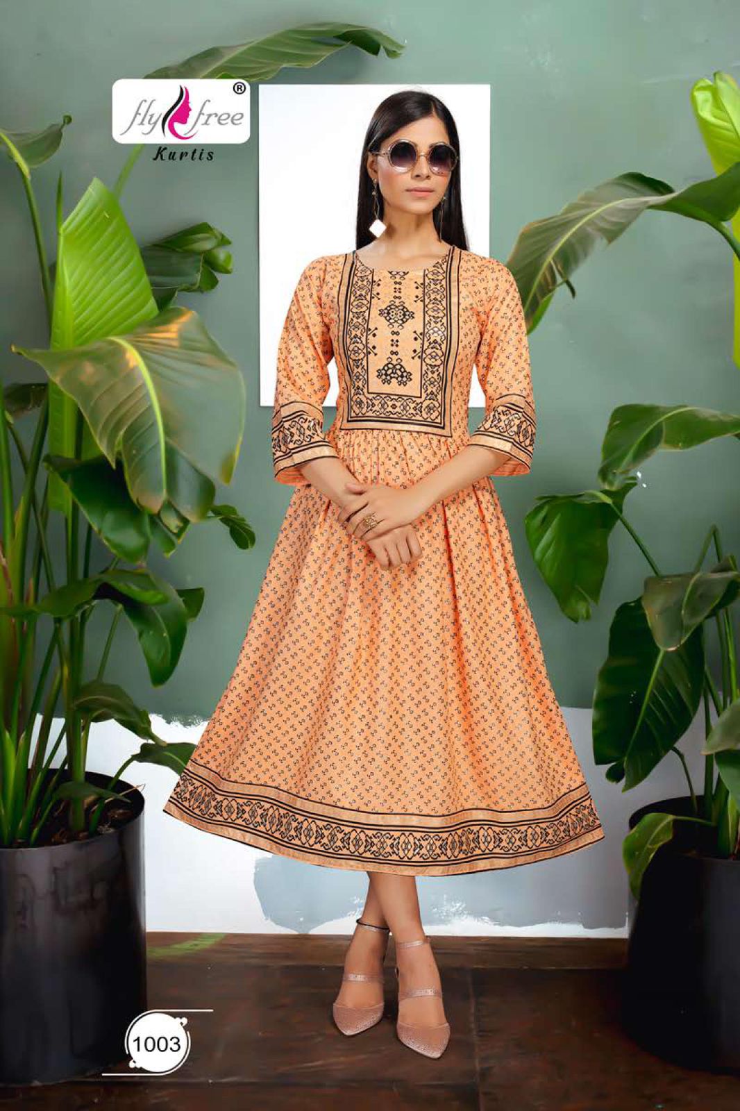 Fly Free Salt Ethnic Wear Latest Designer Fancy Anarkali Kurti Collection